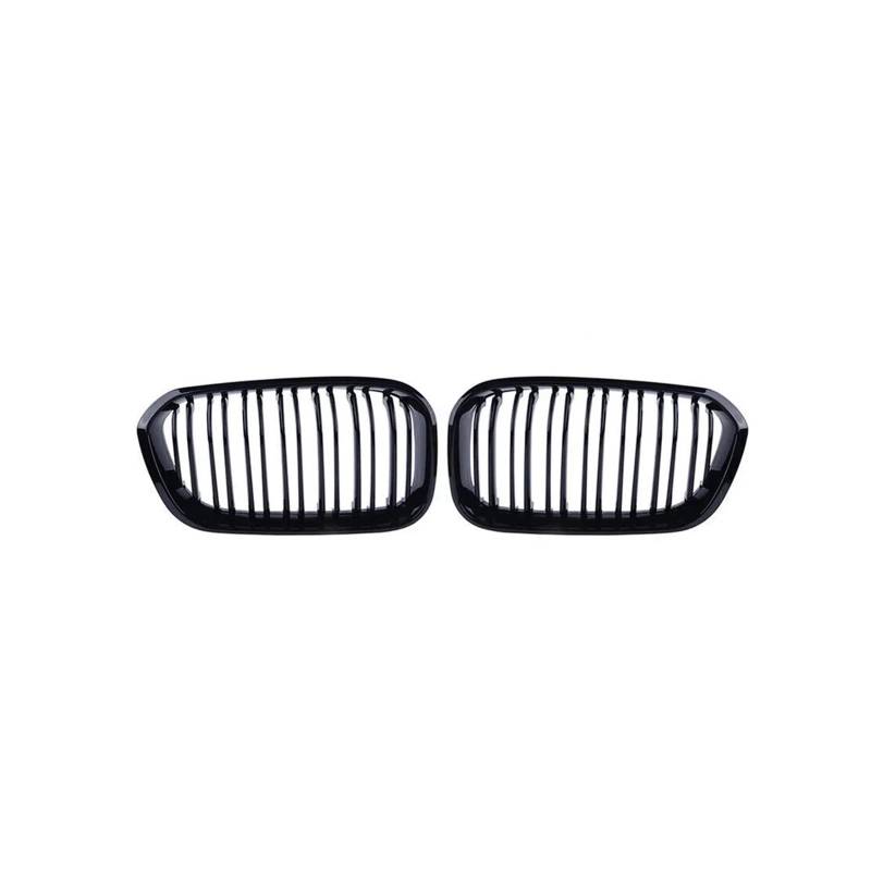 Kühlergrill 2 Stück Für 1Serie F20 F21 2012–2019 Frontgrills Schwarz Glänzend Nierengrill Racing Frontstoßstangengitter Kühlergrill Vorne(Double-Glossy Black) von HXVGEGKPYK