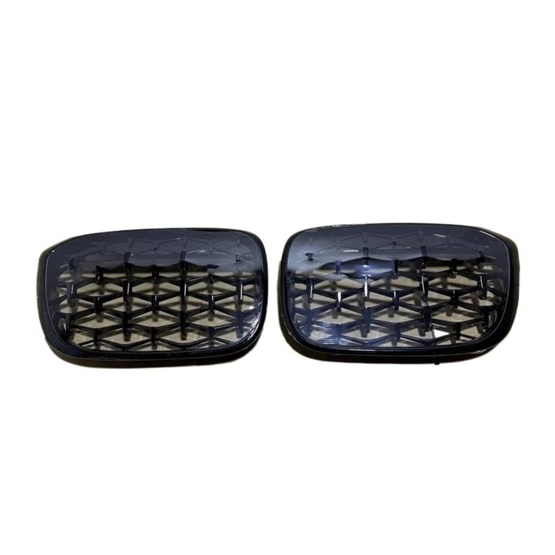 Kühlergrill 2 Stück Für X3 Für X4 G01 G02 G08 2017–2021 Auto-Frontstoßstangengrill-Kits Silber Black Diamond Grills Ersatzgrill Front Kühlergrille(Gloss Black) von HXVGEGKPYK