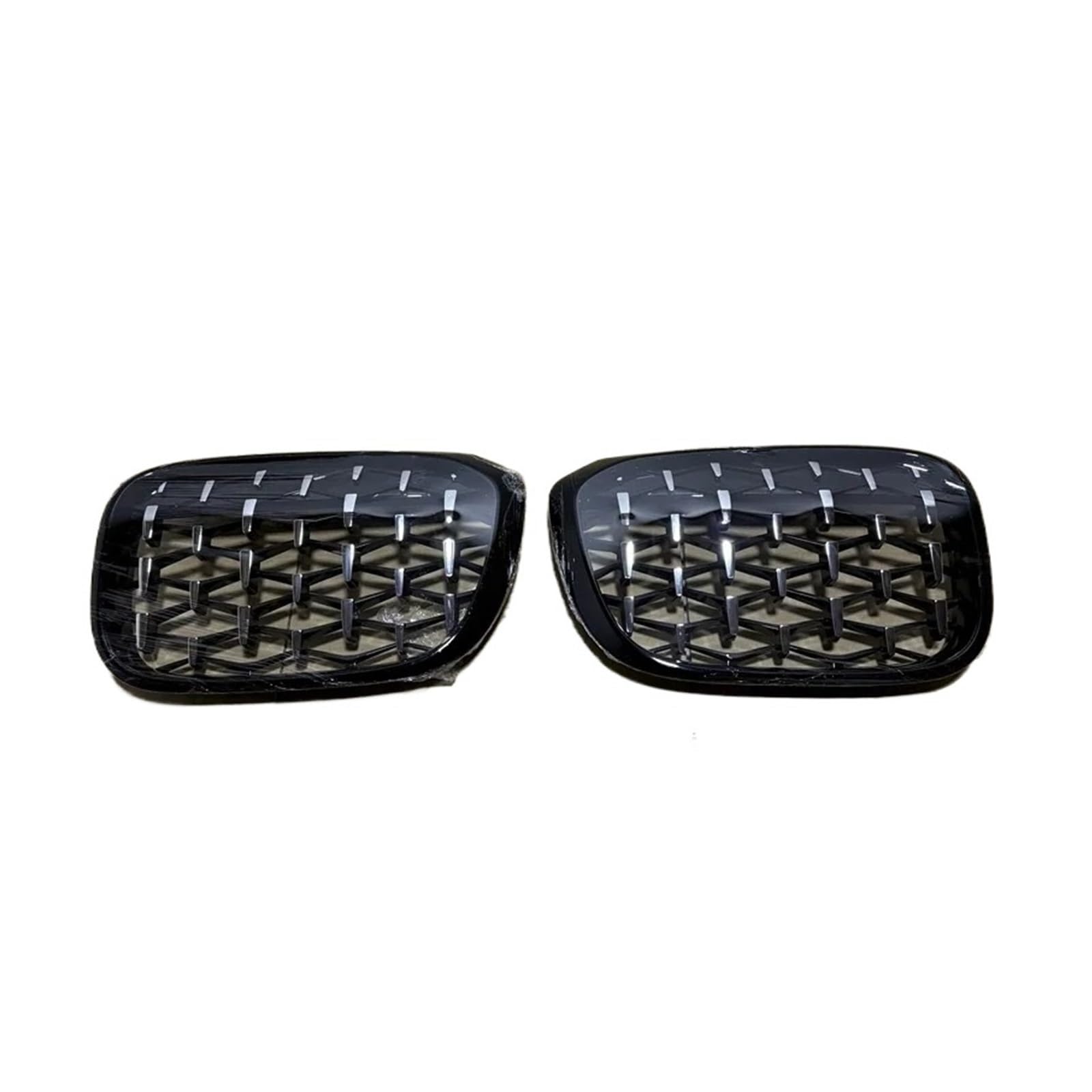 Kühlergrill 2 Stück Für X3 Für X4 G01 G02 G08 2017–2021 Auto-Frontstoßstangengrill-Kits Silber Black Diamond Grills Ersatzgrill Front Kühlergrille(Silver and Black) von HXVGEGKPYK