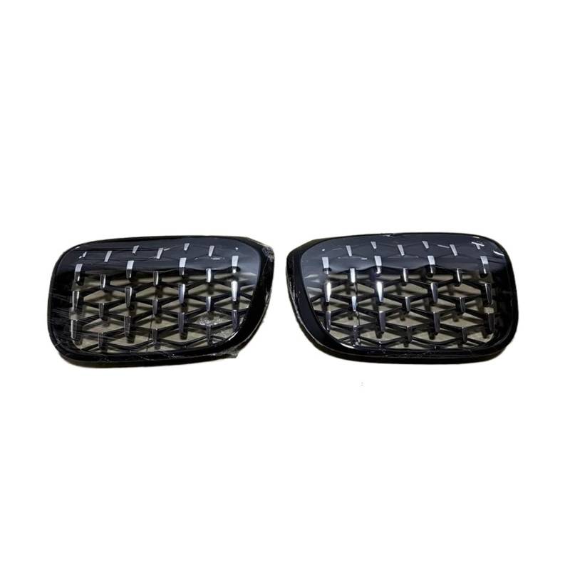 Kühlergrill 2 Stück Für X3 Für X4 G01 G02 G08 2017–2021 Auto-Frontstoßstangengrill-Kits Silber Black Diamond Grills Ersatzgrill Front Kühlergrille(Silver and Black) von HXVGEGKPYK