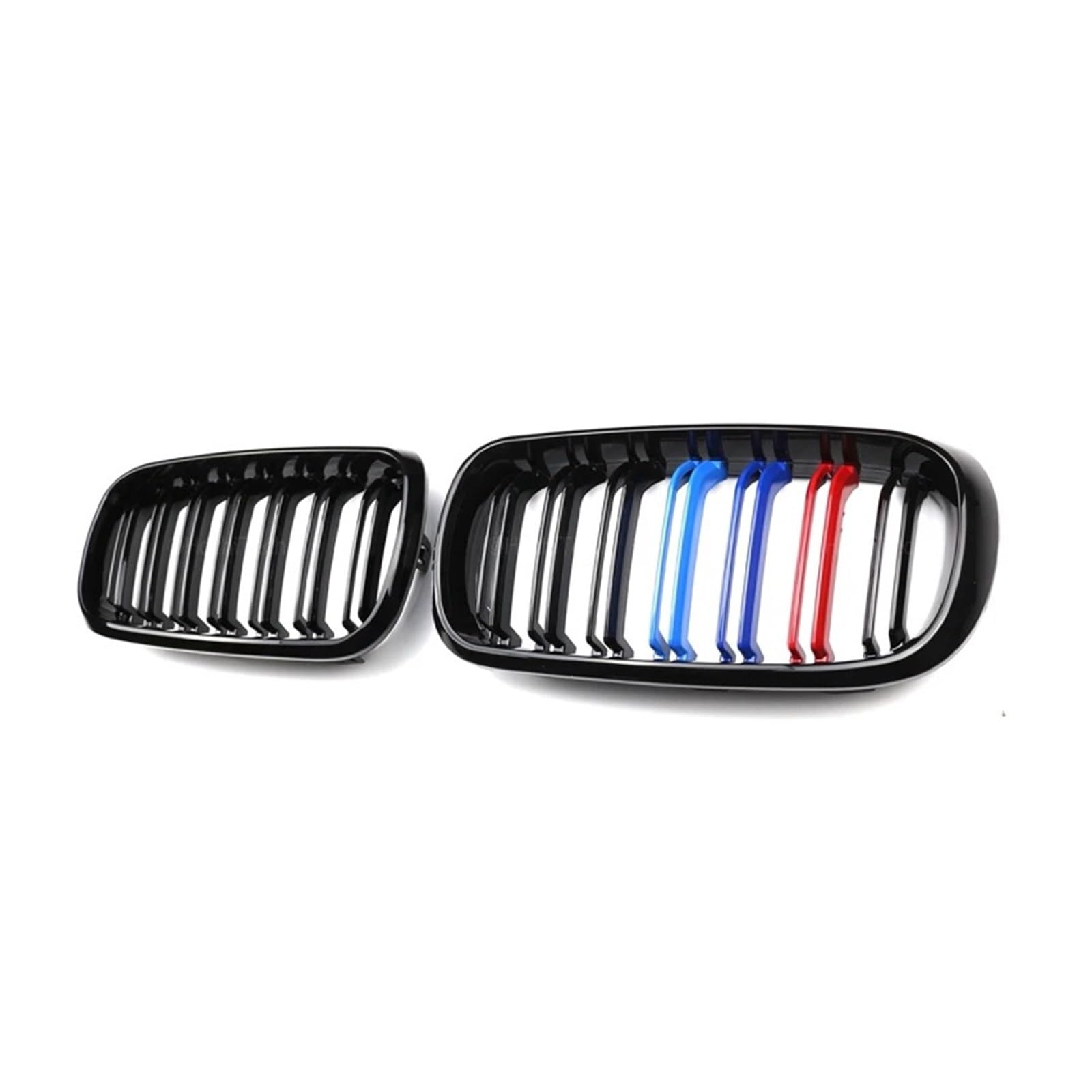 Kühlergrill 2 Stück Für X5 E70 2007–2013 Für X6 E71 E72 2008–2014 Front-Nieren-Doppellamellengrill Glänzend Schwarzer Kühlergrill Front Kühlergrille(M Look) von HXVGEGKPYK
