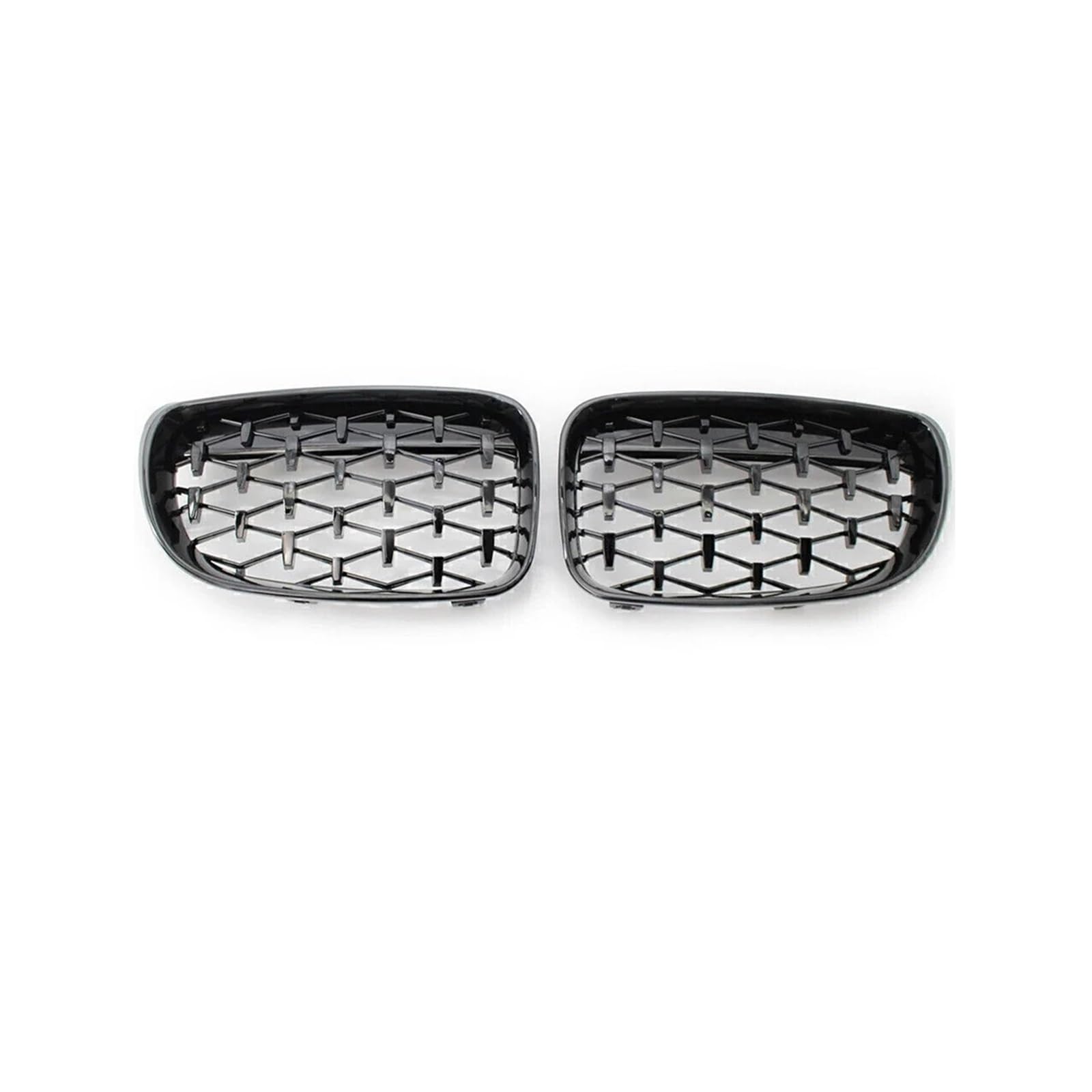 Kühlergrill Für 1Serie E81 E87 E82 E88 128I 130I 135I 2007-2011 Auto Frontstoßstange Kühlergrill Kühlergrill Vorne(Diamonds-Black) von HXVGEGKPYK