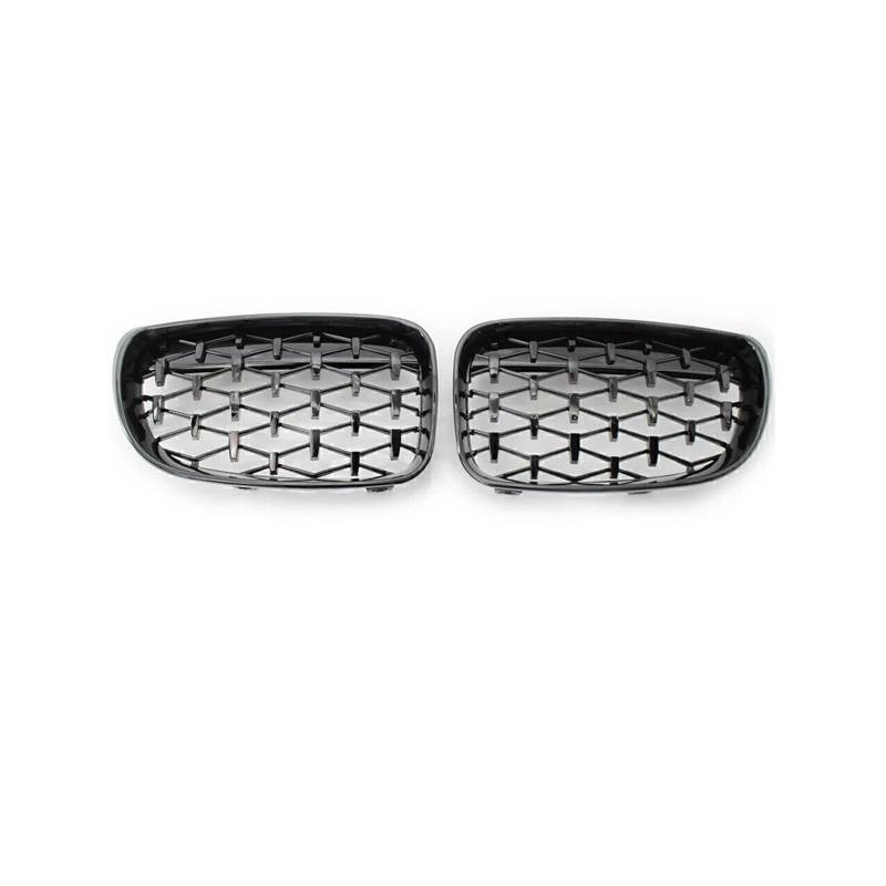 Kühlergrill Für 1Serie E81 E87 E82 E88 128I 130I 135I 2007-2011 Auto Frontstoßstange Kühlergrill Kühlergrill Vorne(Diamonds-Black) von HXVGEGKPYK