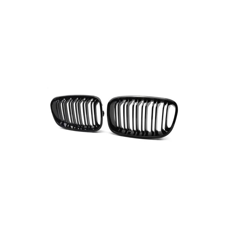 Kühlergrill Für 1Serie F20 F21 2011-2014 Auto Frontstoßstange Nierengrill Doppellamellen Schwarzglanzgitter Kühlergrill Vorne(Gloss Black) von HXVGEGKPYK