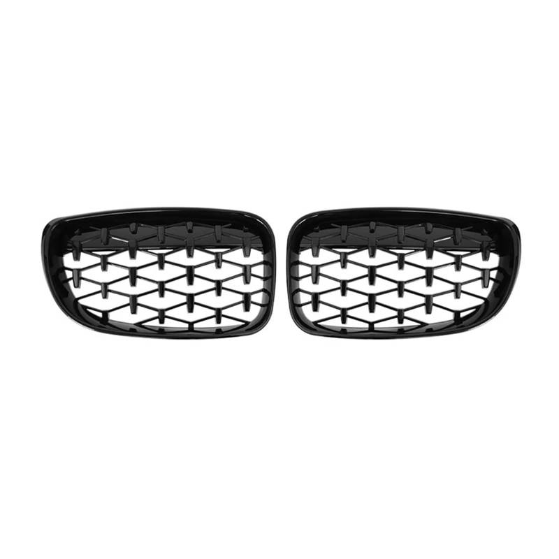 Kühlergrill Für 1er E81 E82 E87 E88 128I 130I 135I 2007-2011 Autogrill Diamantgrill Frontnieren-Stoßstangengitter Renngrill Front Kühlergrille(Black) von HXVGEGKPYK
