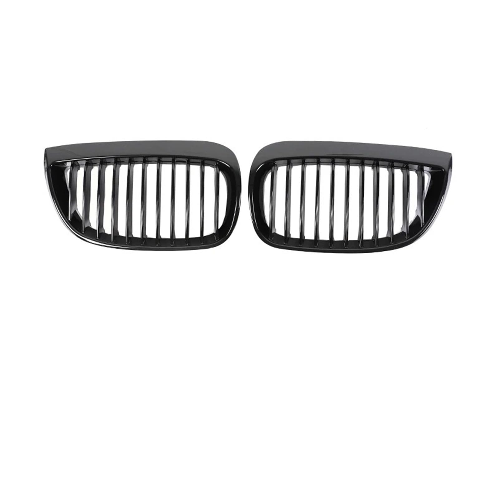 Kühlergrill Für 1er E81 E87 2004-2006 Auto-Ansauggitter Im Unteren M-Stil Vorderer Oberer Stoßfänger Nierengrill Kühlerersatz Front Kühlergrille(Single Gloss Black) von HXVGEGKPYK