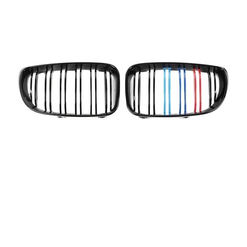 Kühlergrill Für 1er E81 E87 M Style 2007-2011 2010 2009 Auto Doppellamellen Grills Abdeckung Frontstoßstange Kindey Kühlergrill Front Kühlergrille(Dual M Style 07-11) von HXVGEGKPYK