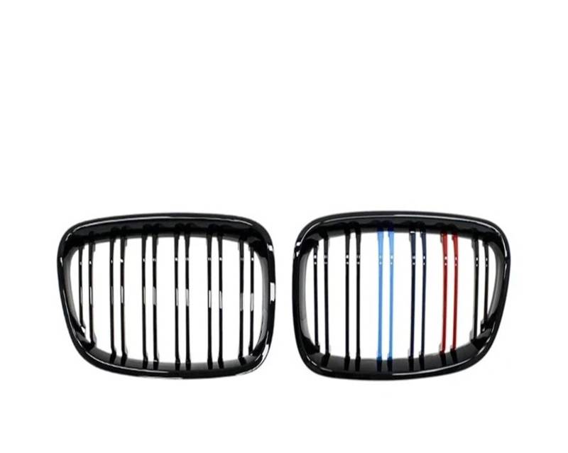 Kühlergrill Für 1er F20 F21 2011-2014 2012 2013 Auto Frontstoßstange Nierengrill Kühlerschutzgitter Zubehör Front Kühlergrille(M Colour) von HXVGEGKPYK