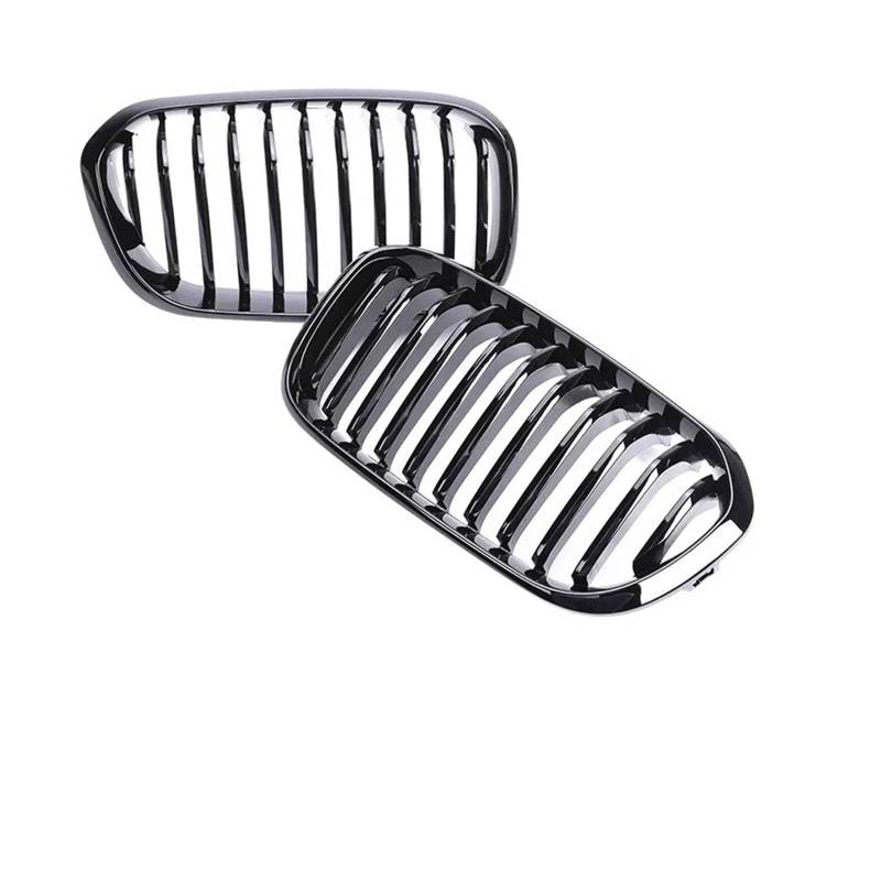 Kühlergrill Für 1er F20 F21 Für LCI 120i 125i 135i 2015-2018 2019 Auto Frontstoßstange Nierengrill Facelift Racing Grillabdeckung Front Kühlergrille(Single Gloss Black) von HXVGEGKPYK