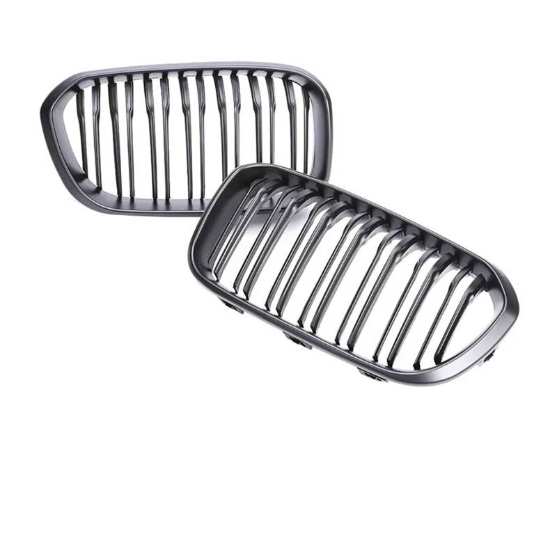 Kühlergrill Für 1er F20 F21 Für LCI 120i 125i 135i 2015-2018 2019 Auto Frontstoßstange Nierengrill Facelift Racing Grillabdeckung Front Kühlergrille(Single Matte Black) von HXVGEGKPYK