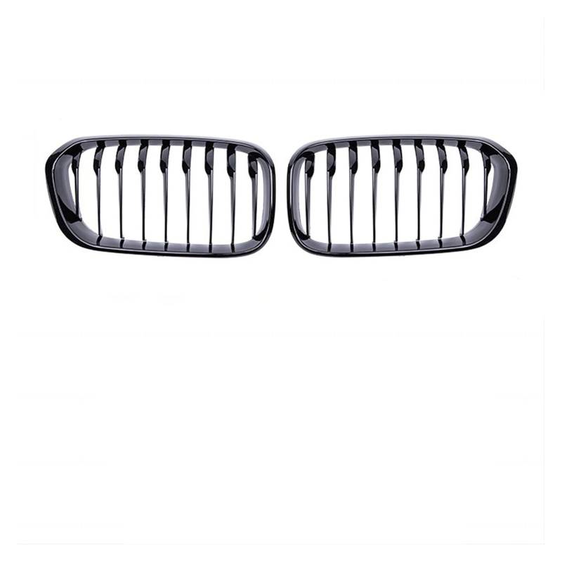 Kühlergrill Für 1er F20 M140i 118d F21 2011 2012 2013 2014 2015 2016 2017 2018 Auto Kühlergrill Grills Schwarz Glänzend Zubehör Front Kühlergrille(15-18 G Black Single Slat) von HXVGEGKPYK