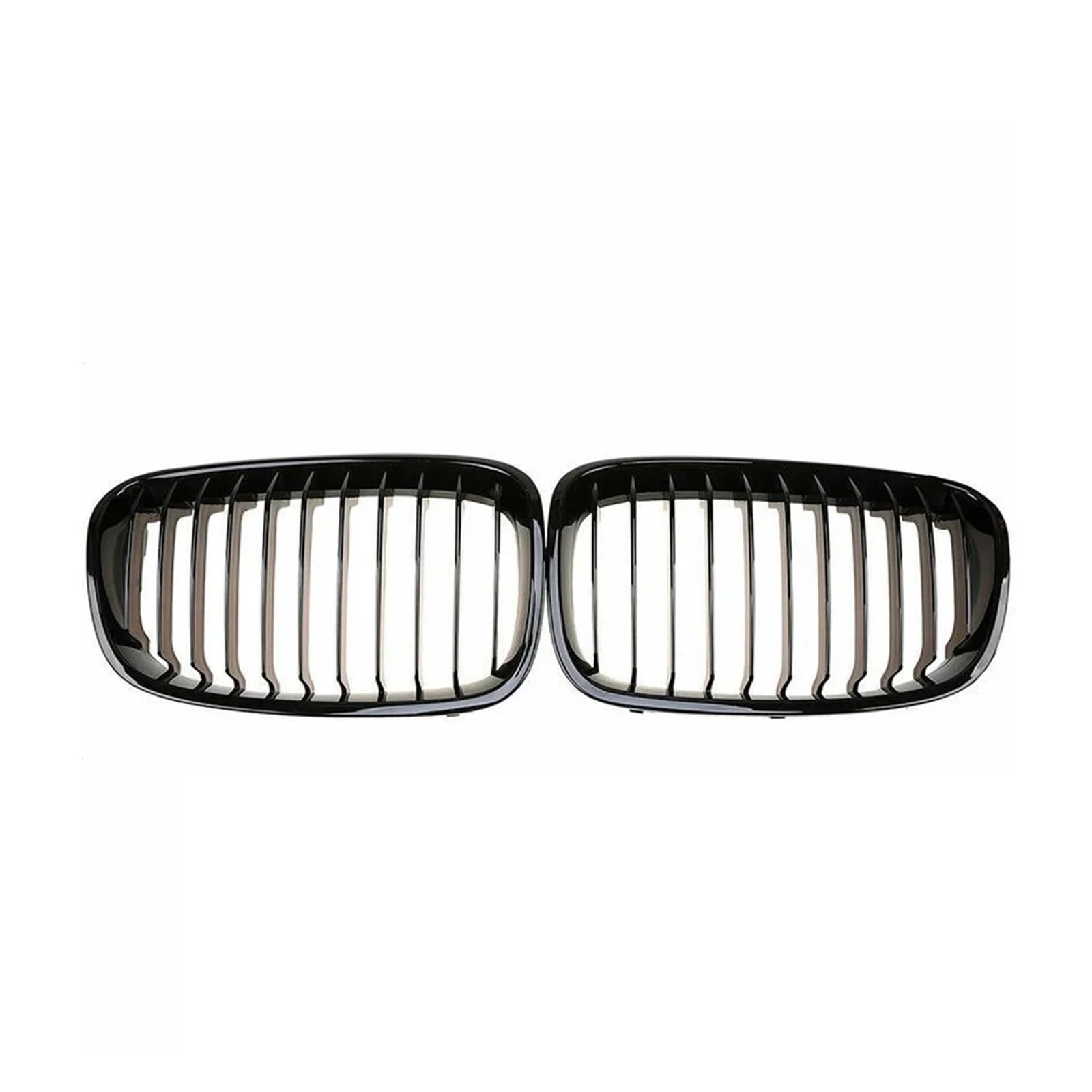 Kühlergrill Für 1er F20 M140i 118d F21 2012-2014 Auto-Kühlergrills Glänzend Schwarz Kühlergrill-Zubehör Im Diamant-Stil Front Kühlergrille(Single-Gloss Black) von HXVGEGKPYK