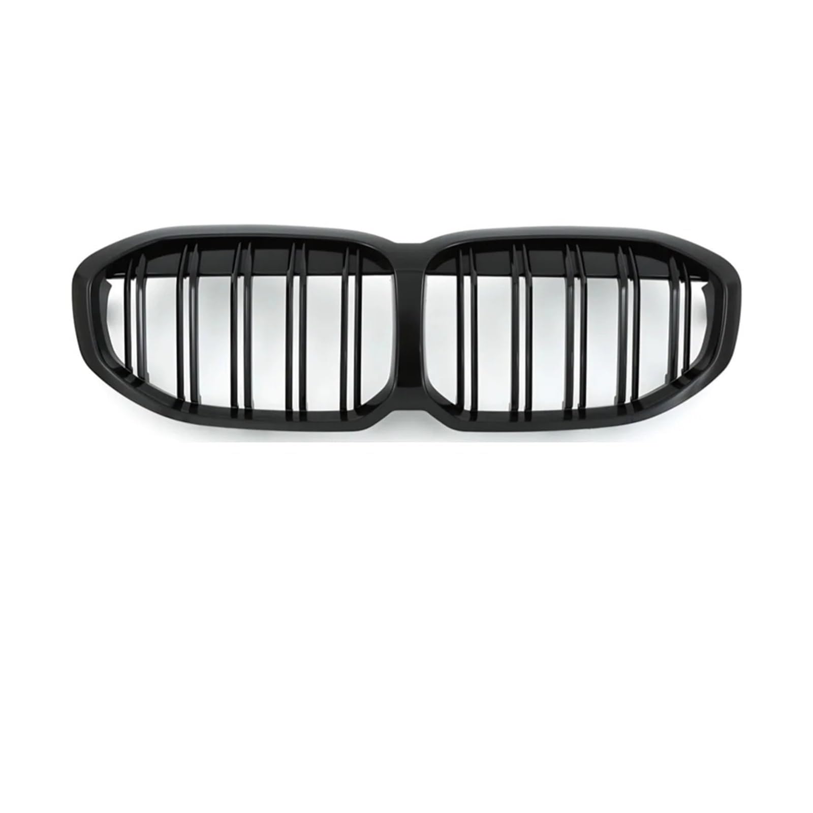 Kühlergrill Für 1er F40 128ti M135i XDrive 118i 2020-2023 Auto-Frontmaske Gitter Stoßstange Nierengrill Haube Mesh Grill Body Kit Front Kühlergrille(Double Line Black) von HXVGEGKPYK