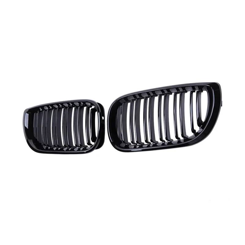 Kühlergrill Für 3Serie E46 2002-2005 Auto Front Nierengrill Glanz Schwarz Doppellamellen Haubengrill Kühlergrill Vorne von HXVGEGKPYK