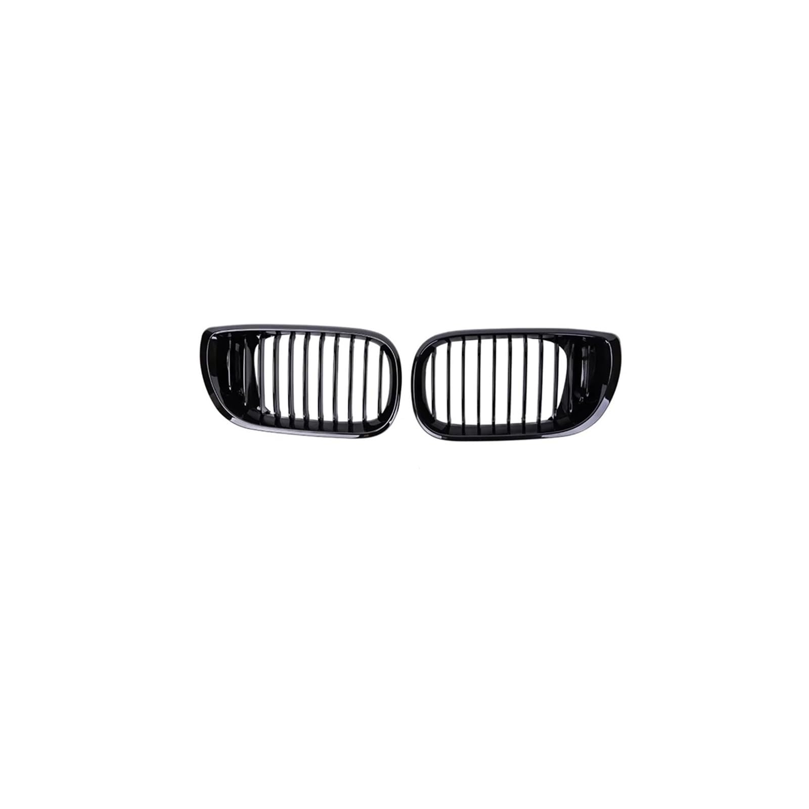 Kühlergrill Für 3Serie E46 320i 350i 2002-2005 Auto Frontstoßstange Renngrill Einzellamelle Nieren-Sportgrill Kühlergrill Vorne(Glossy Black) von HXVGEGKPYK