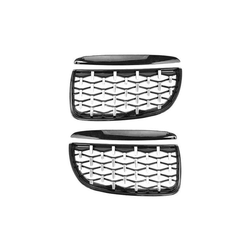 Kühlergrill Für 3Serie E90 320i 325i 325xi 330i 323i 328i 328xi 335i 335xi 2005-2008 Auto Frontstoßstange Nierengrill Kühlergrill Vorne(Black Diamond) von HXVGEGKPYK