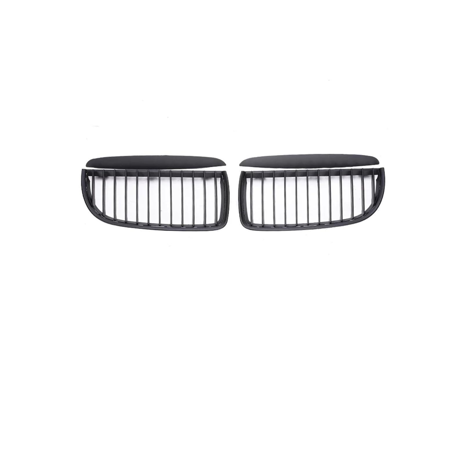 Kühlergrill Für 3Serie E90 E91 2005-2012 Auto Frontstoßstange Kindly Grille Schwarz Racing Grill Carbon Fiber Kühlergrill Vorne(SingleMatte Blk05-08) von HXVGEGKPYK