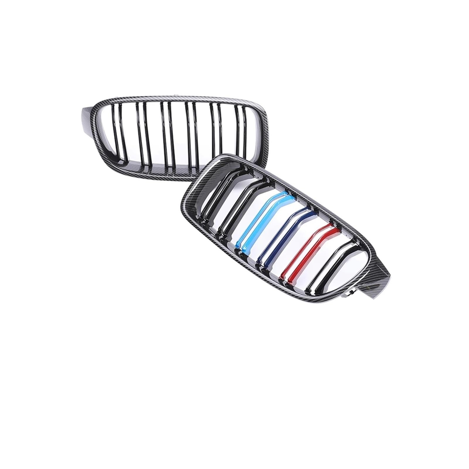 Kühlergrill Für 3Serie F30 F31 F35 2012-2019 Frontstoßstange Nierengrill Carbon Fiber Grill Kühlergrill Vorne(Dual Carbon 3) von HXVGEGKPYK