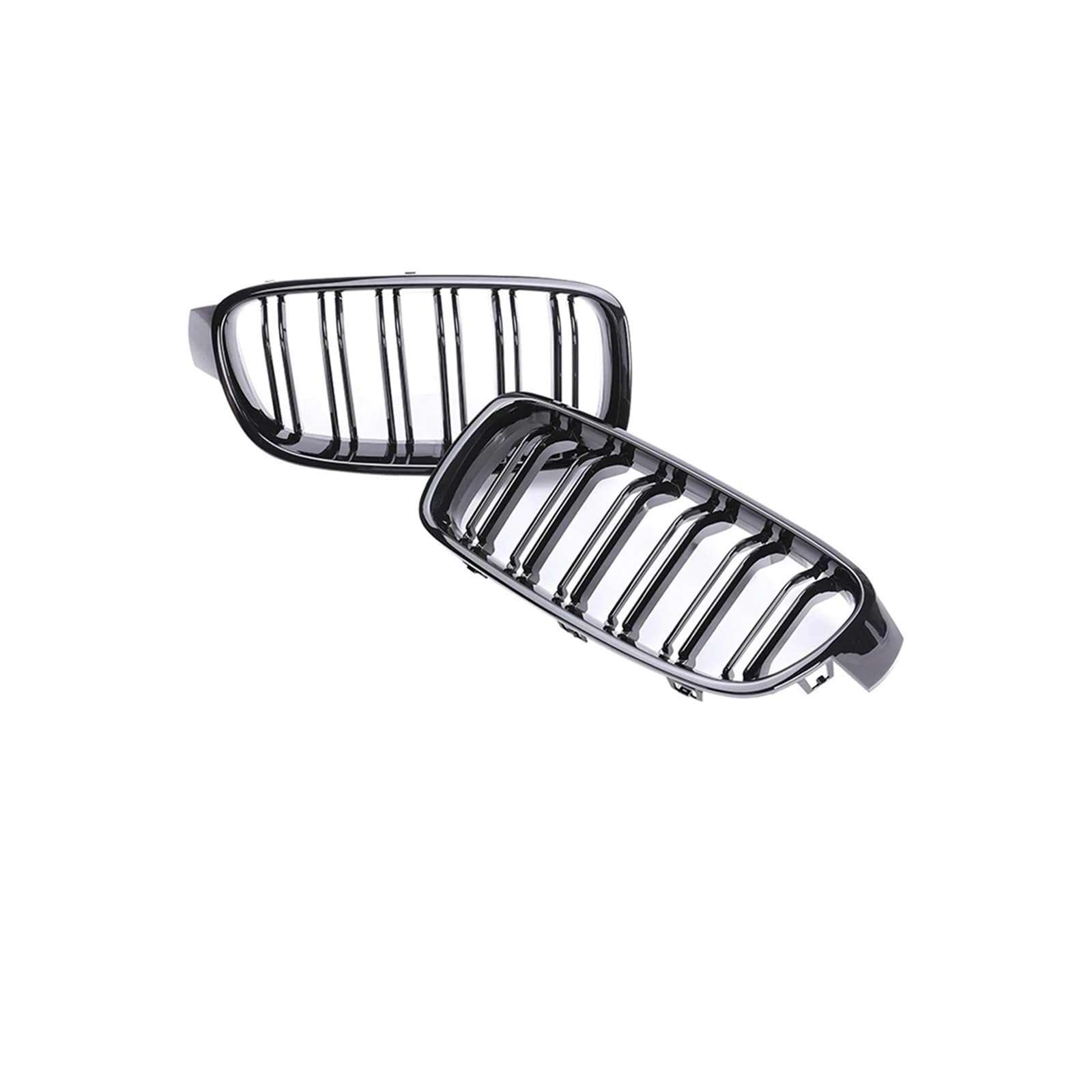 Kühlergrill Für 3Serie F30 F31 F35 2012-2019 Frontstoßstange Nierengrill Carbon Fiber Grill Kühlergrill Vorne(Dual Gloss Black) von HXVGEGKPYK