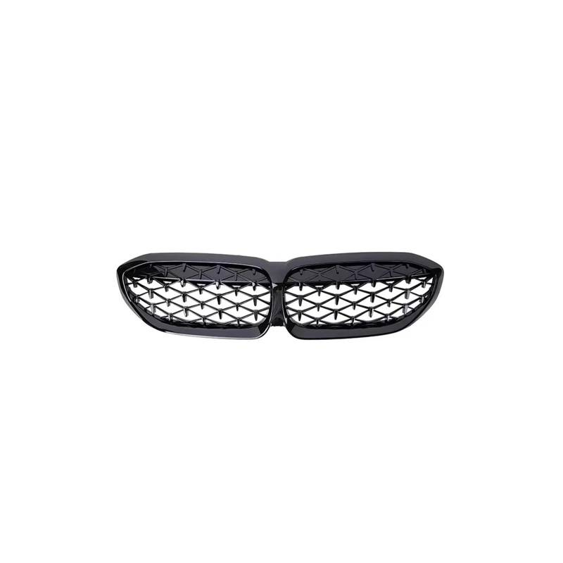 Kühlergrill Für 3Serie G20 G21 318i 320i 320d 330i 340i 340d 2019-2022 Auto Frontstoßstange Nierengrill Kühlergrill Vorne(Diamond-Chrome Black) von HXVGEGKPYK