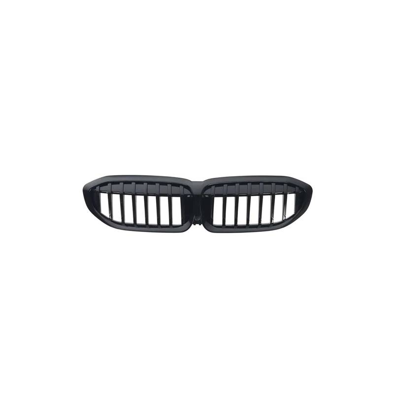 Kühlergrill Für 3Serie G20 G21 318i 320i 320d 330i 340i 340d 2019-2022 Auto Frontstoßstange Nierengrill Kühlergrill Vorne(Single-Glossy Black) von HXVGEGKPYK