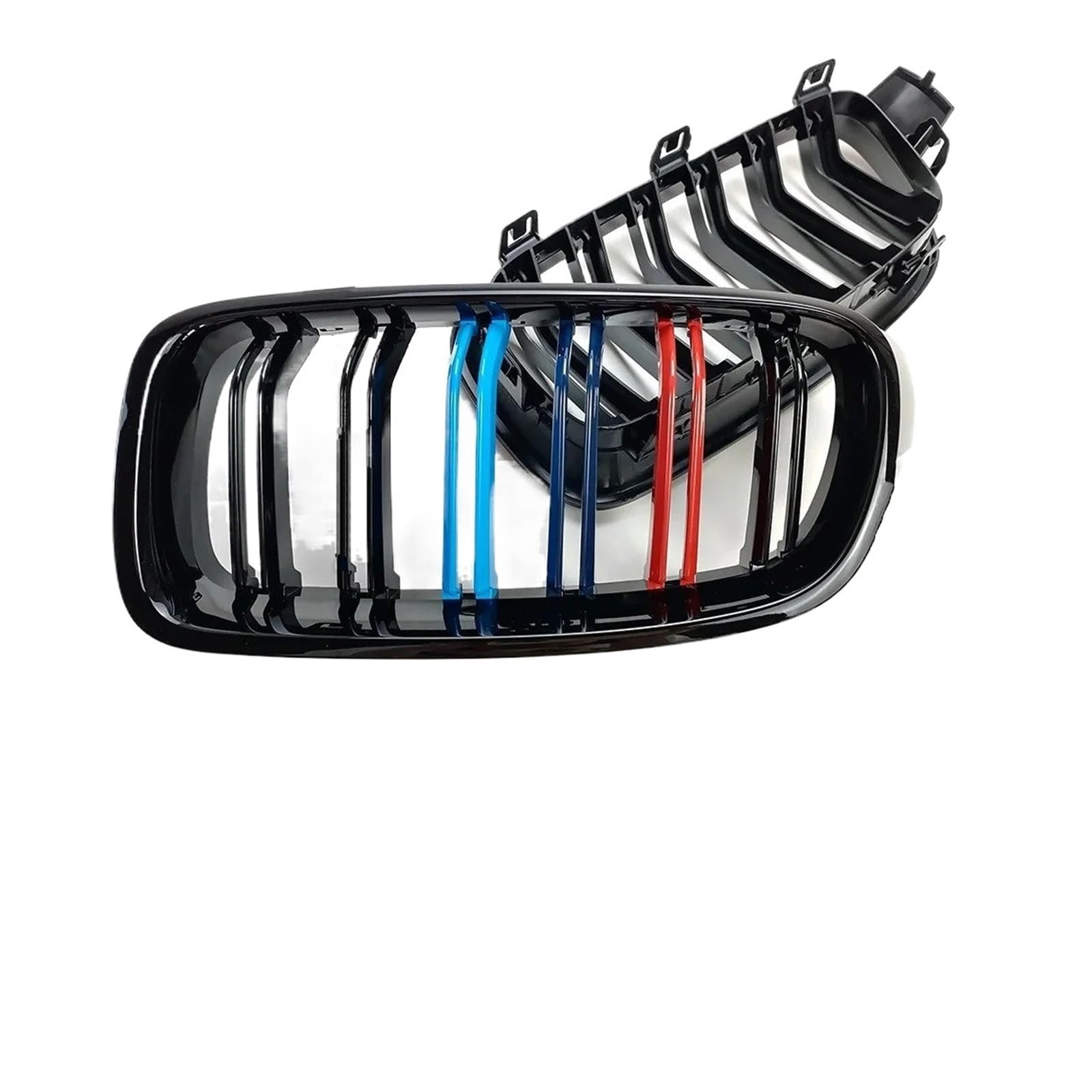 Kühlergrill Für 3er 325i 328i 320i F30 F31 F35 2013-2018 2-Linien-Bodykit Frontstoßstange Nierengrill Haubeneinlassgitter Tuning Front Kühlergrille(3 Color M Style) von HXVGEGKPYK