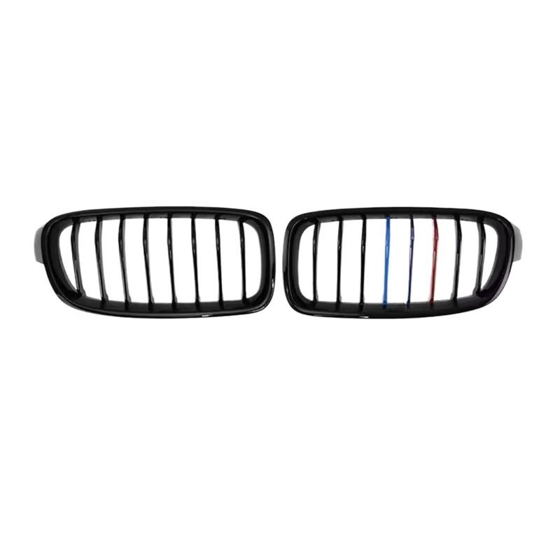 Kühlergrill Für 3er F30 F31 F35 320i 325i 328i 2012-2019 Auto Single Line Style Nierengrill Frontstoßstangengrill Kühler Front Kühlergrille(Single-M-Color) von HXVGEGKPYK