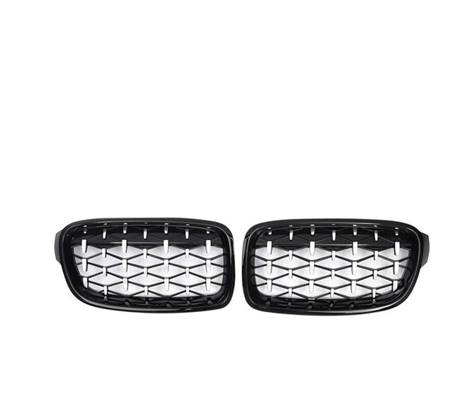 Kühlergrill Für 3er F30 F31 F35 F30 320i 328i 335i 2012-2019 2018 Auto Doppellamellen-Nierengrill Diamanten-Stil Stoßstangengrill Front Kühlergrille(Diamond-Chrome Black) von HXVGEGKPYK