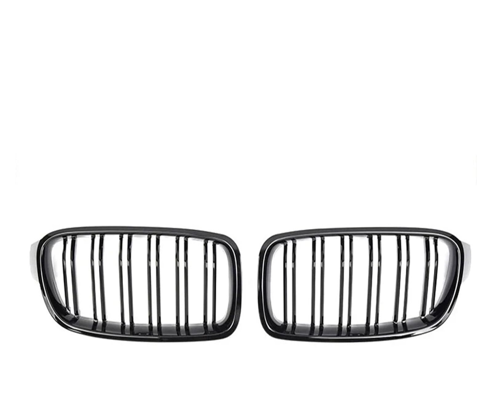 Kühlergrill Für 3er F30 F31 F35 F30 320i 328i 335i 2012-2019 Auto Glanz Schwarz Doppellamellen Matt Schwarz Nieren-Stoßstangengrill Front Kühlergrille(Glossy Black) von HXVGEGKPYK
