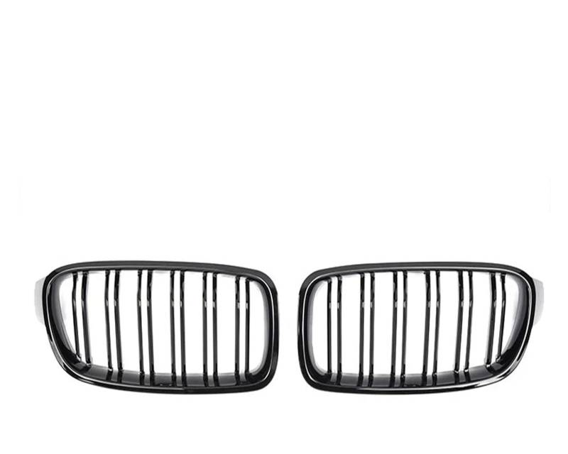 Kühlergrill Für 3er F30 F31 F35 F30 320i 328i 335i 2012-2019 Auto Glanz Schwarz Doppellamellen Matt Schwarz Nieren-Stoßstangengrill Front Kühlergrille(Glossy Black) von HXVGEGKPYK