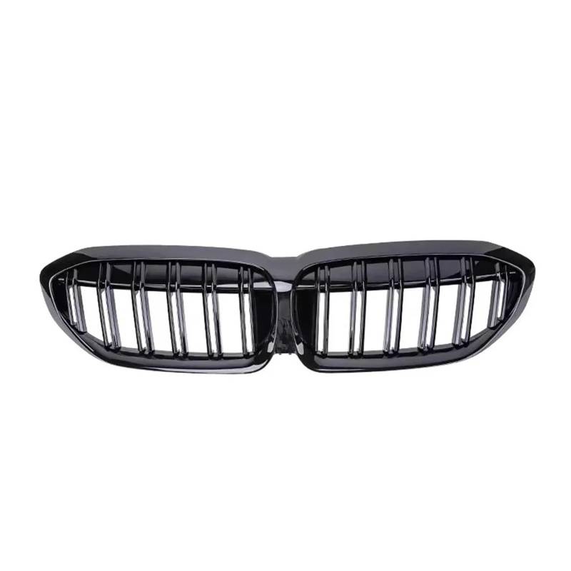 Kühlergrill Für 3er G20 G21 318i 320i 320d 330i 340i 340d 2019-2022 Auto Frontstoßstange Nierengrill Diamanten Stil Kühlergrill Front Kühlergrille(Double-Glossy Black) von HXVGEGKPYK