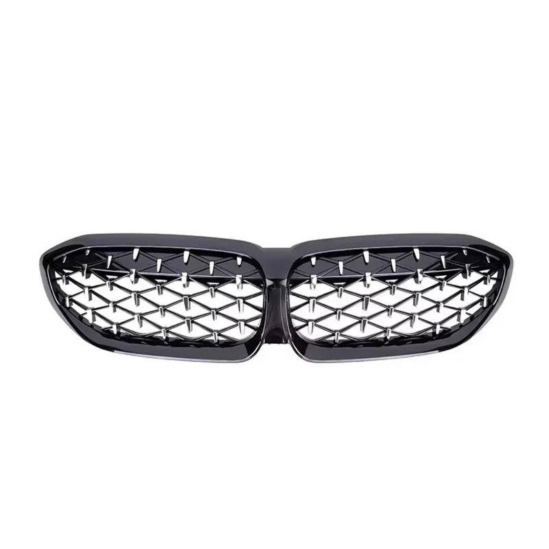 Kühlergrill Für 3er G20 G21 320 330i XDrive M340i 2019-2022 Auto Frontstoßstange Nierengrills Glänzend Schwarz Diamanten Stil Grille Front Kühlergrille(Diamond-Chrome Black) von HXVGEGKPYK
