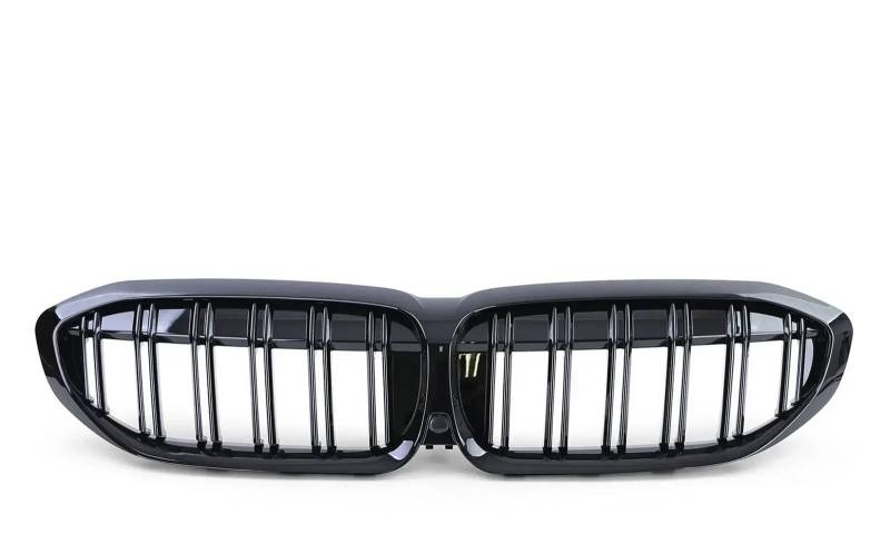 Kühlergrill Für 3er-Serie G20 G21 G28 2019–2022 Auto Frontstoßstange Haube Nierengrill Ersatz Black Diamond Meteor Racing Grilles Front Kühlergrille(2 Slat-Gloss Black) von HXVGEGKPYK
