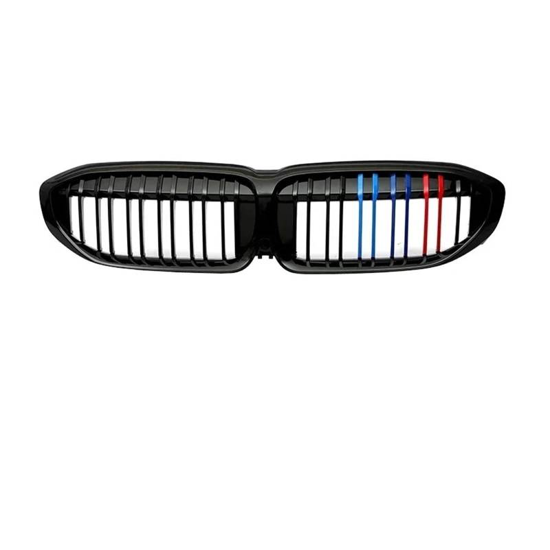 Kühlergrill Für 3er-Serie G20 G21 G28 316i 318i 2019–2023 Untere Vordere Nieren-Stoßstangengrills Carbon-Faser-Renngitterabdeckung Front Kühlergrille(Dual m Style) von HXVGEGKPYK