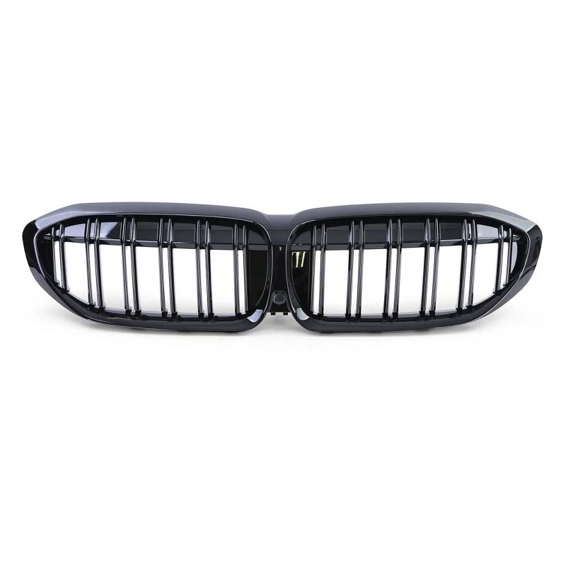 Kühlergrill Für 3er-Serie G20 G28 G21 2019–2022 2021 Auto Black Diamond Meteor Style Frontstoßstange Haube Nierengrill Renngitter Front Kühlergrille(2 Slat-Gloss Black) von HXVGEGKPYK