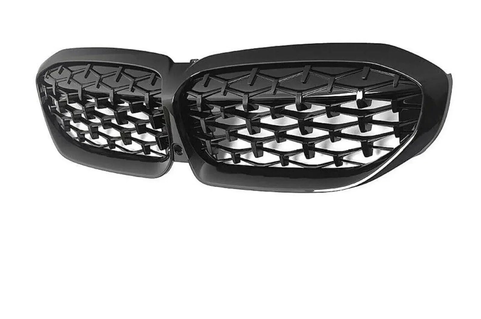 Kühlergrill Für 3er-Serie G20 G28 G21 2019–2022 2021 Auto Black Diamond Meteor Style Frontstoßstange Haube Nierengrill Renngitter Front Kühlergrille(Diamonds-Gloss Black) von HXVGEGKPYK