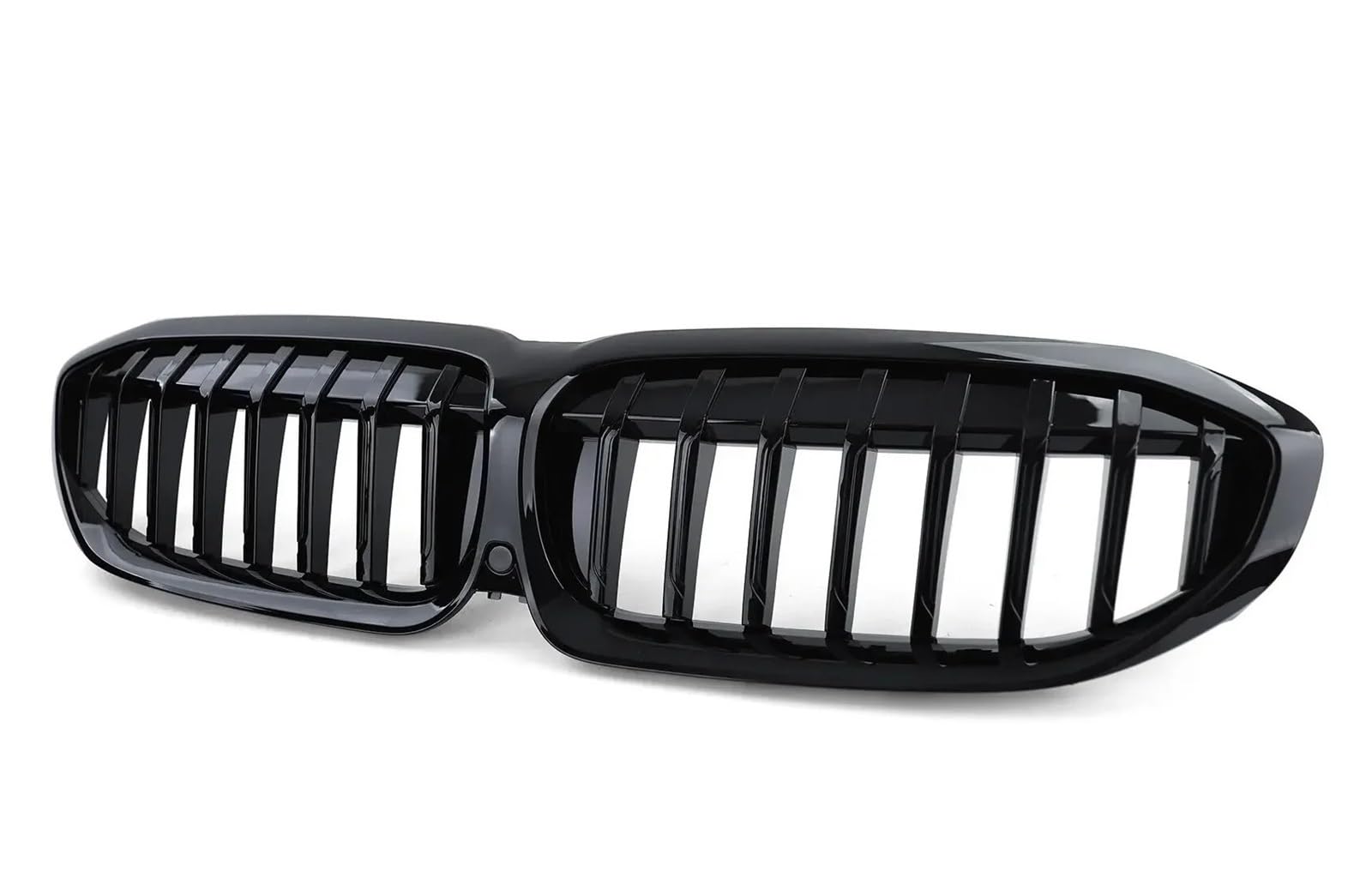 Kühlergrill Für 3er-Serie G28 G20 G21 2019–2022 2021 Auto Frontstoßstange Haube Nierengrill Renngitter Black Diamond Meteor Style Front Kühlergrille(1 Slat-Glossy Black) von HXVGEGKPYK
