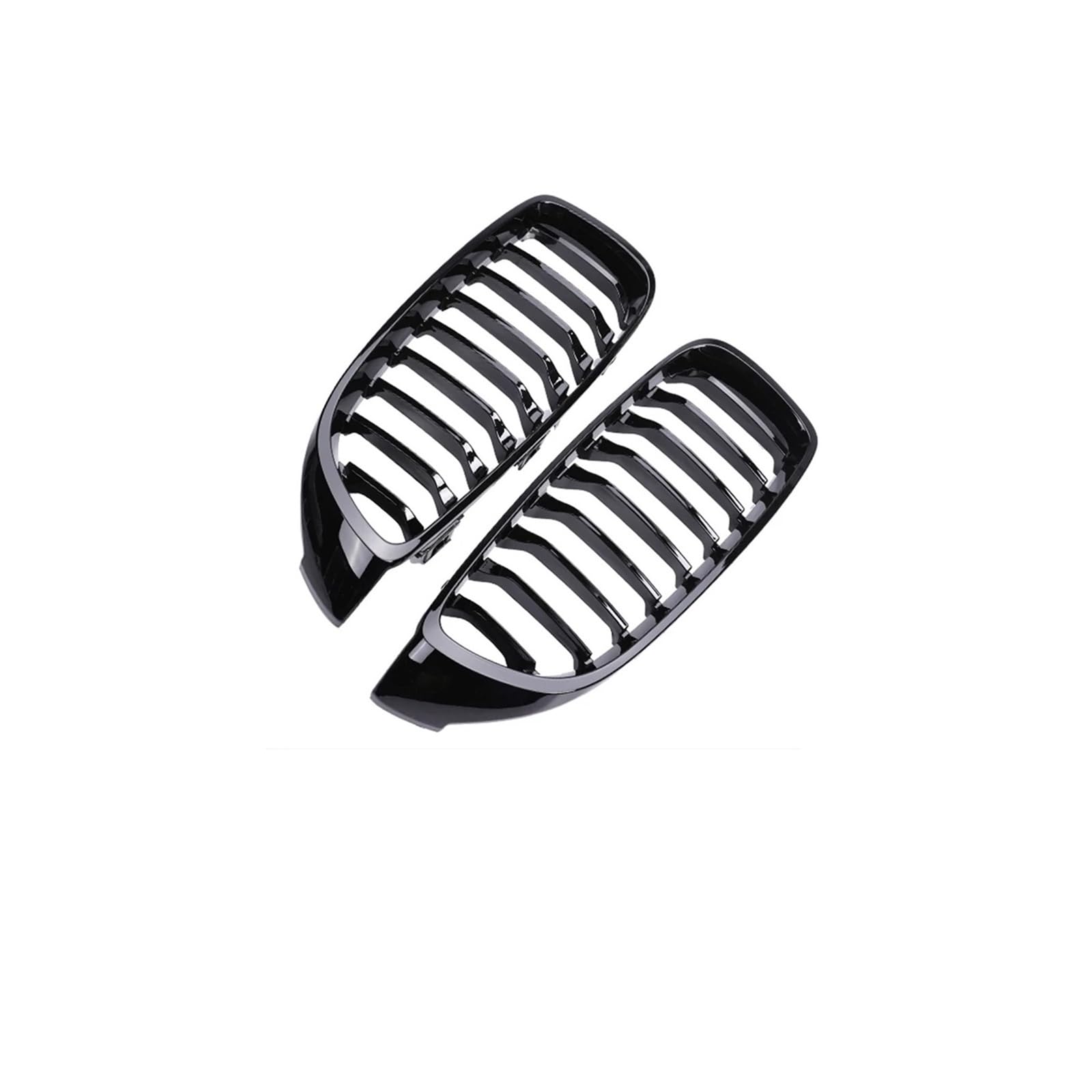 Kühlergrill Für 4Serie F32 F33 F36 F80 F82 2013-2020 Auto Frontstoßstange Nierenglanz Schwarz Carbon Racing Grill Kühlergrill Vorne(Single 9 Gloss Black) von HXVGEGKPYK