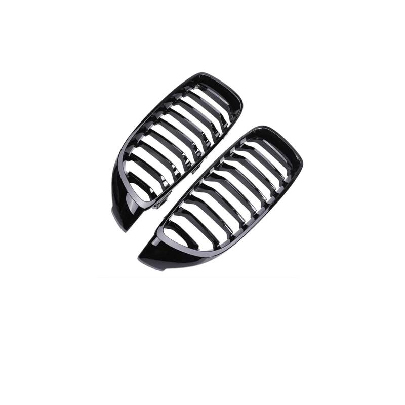 Kühlergrill Für 4Serie F32 F33 F36 F80 F82 2013-2020 Auto Frontstoßstange Nierenglanz Schwarz Carbon Racing Grill Kühlergrill Vorne(Single 9 Gloss Black) von HXVGEGKPYK