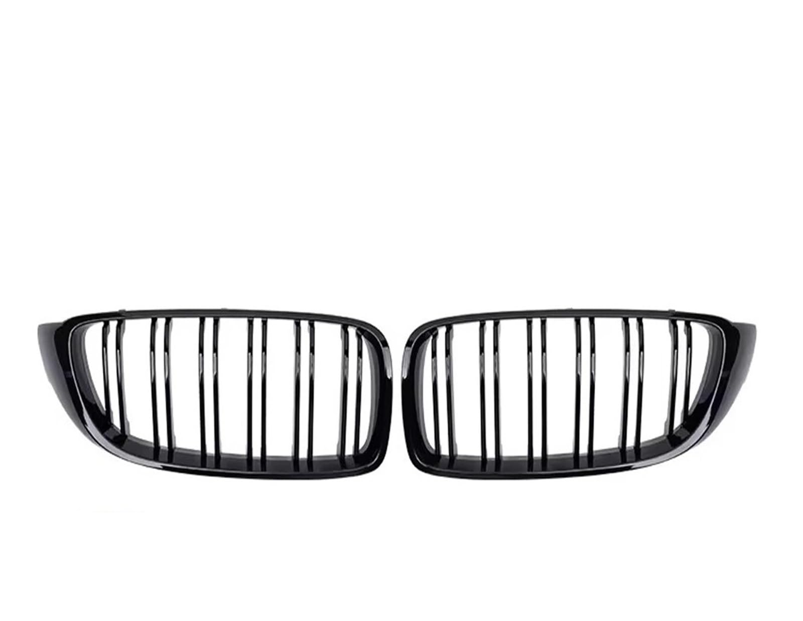 Kühlergrill Für 4er F32 F33 F36 Für M3 F80 Für M4 F82 2012-2019 2018 Auto Dual-Slat Diamonds Style Frontstoßstange Racing Grill Front Kühlergrille(Double-Glossy Black) von HXVGEGKPYK
