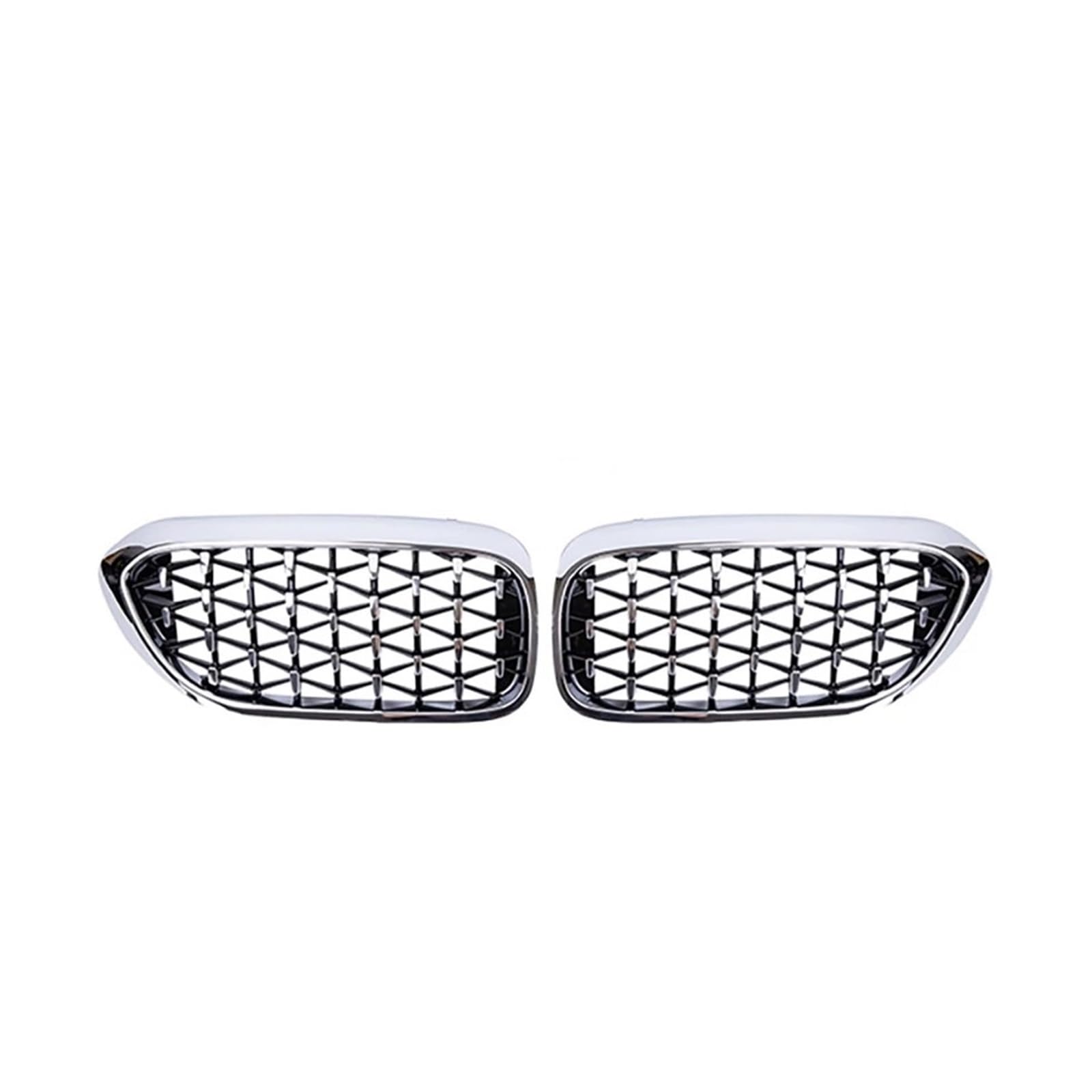 Kühlergrill Für 5 Series G30 G31 G38 520i 530i 540i 2018-2020 Auto Kühlergrill Frontstoßstange Nierengrill Kühlergrill Vorne(All Sliver) von HXVGEGKPYK