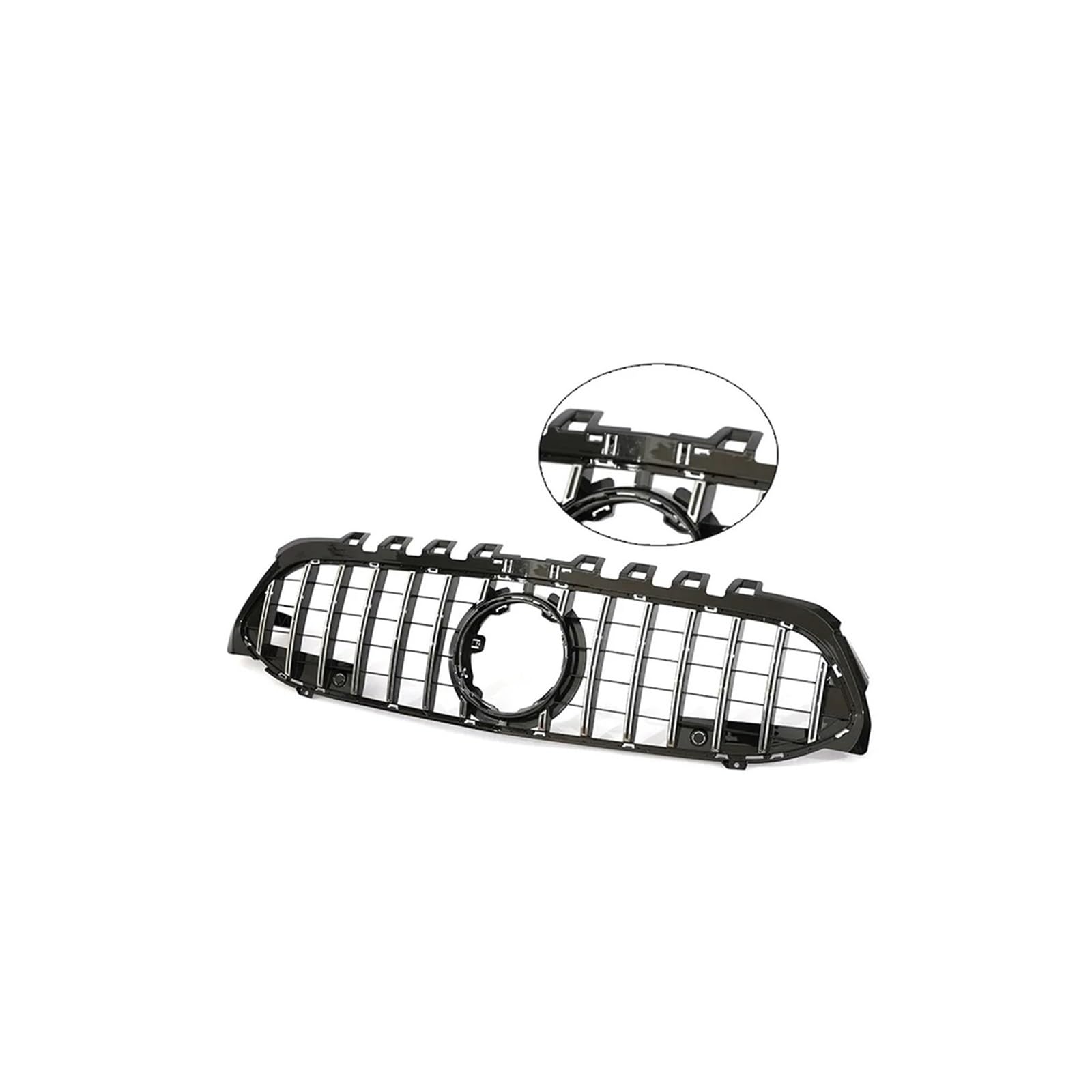 Kühlergrill Für A Für Klasse A35 A45 A200 A180 V177 W177 2019-2022 Auto Frontstoßstange Schwarz Chorme Kühlergrill Kühlergrill Vorne(14 G Chrome WO Cam) von HXVGEGKPYK