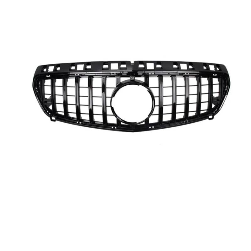 Kühlergrill Für A-Klasse Für GT Style W176 A180 A200 A220 A250 A260 A45 2013-2015 Auto Kühlergrill Racing Grill Mesh Tuning Accessori Front Kühlergrille(Black) von HXVGEGKPYK