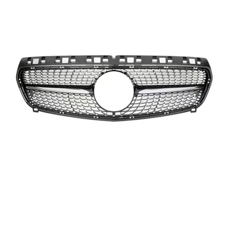 Kühlergrill Für A-Klasse Für GT Style W176 A180 A200 A220 A250 A260 A45 2013-2015 Auto Kühlergrill Racing Grill Mesh Tuning Accessori Front Kühlergrille(Black 1) von HXVGEGKPYK