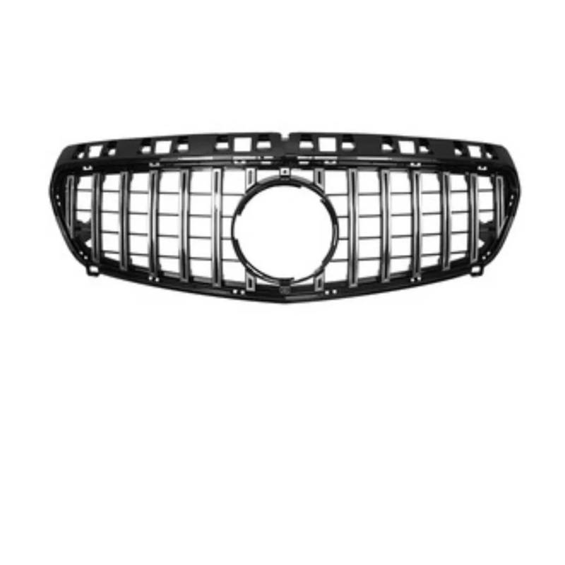 Kühlergrill Für A-Klasse Für GT Style W176 A180 A200 A220 A250 A260 A45 2013-2015 Auto Kühlergrill Racing Grill Mesh Tuning Accessori Front Kühlergrille(Silver 1) von HXVGEGKPYK