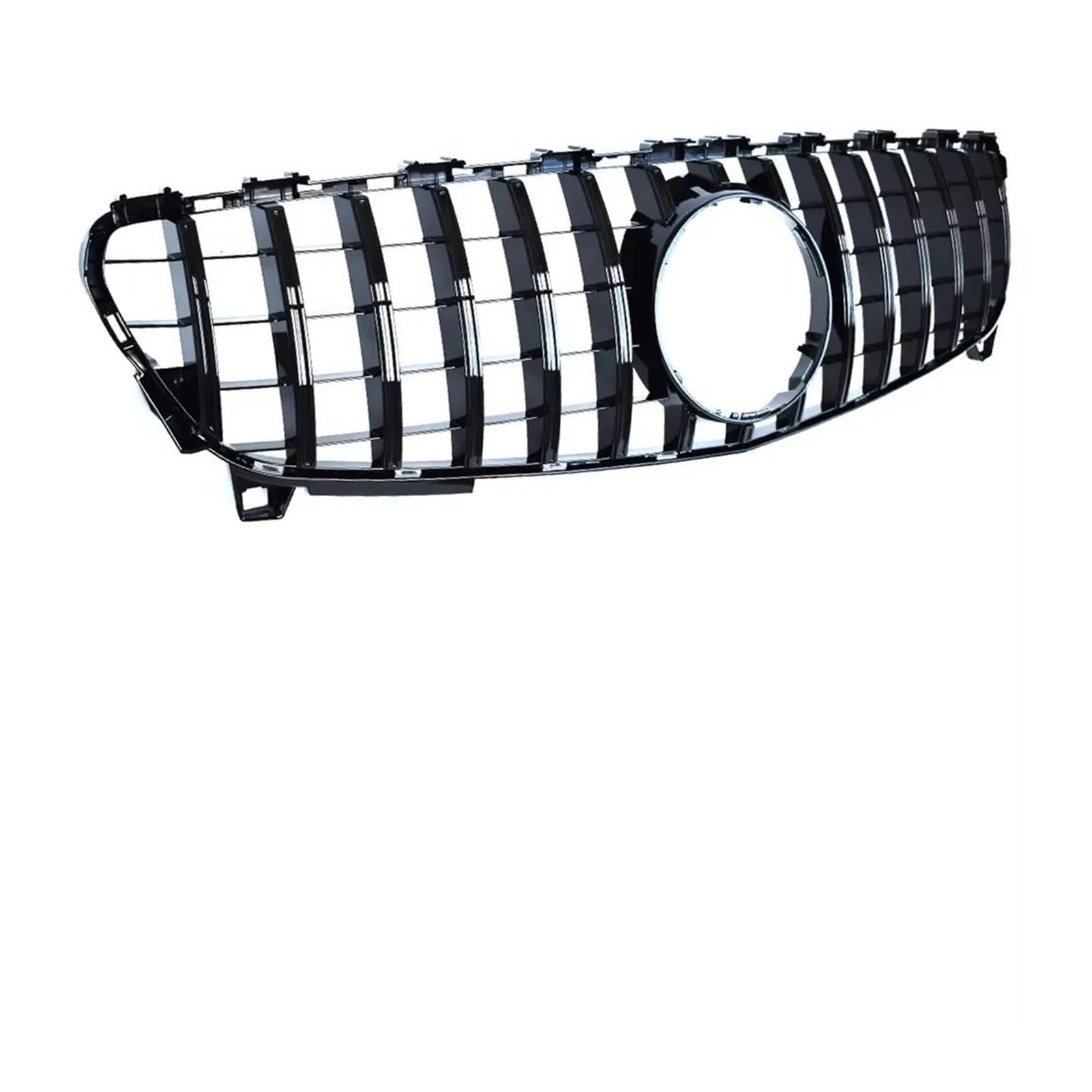 Kühlergrill Für A-Klasse W176 5-Türer Schrägheck A180 A200 A250 A45 2013-2015 Für AMG Grill Frontkühlergrill Kühlergrill Vorne(16-18 Black) von HXVGEGKPYK