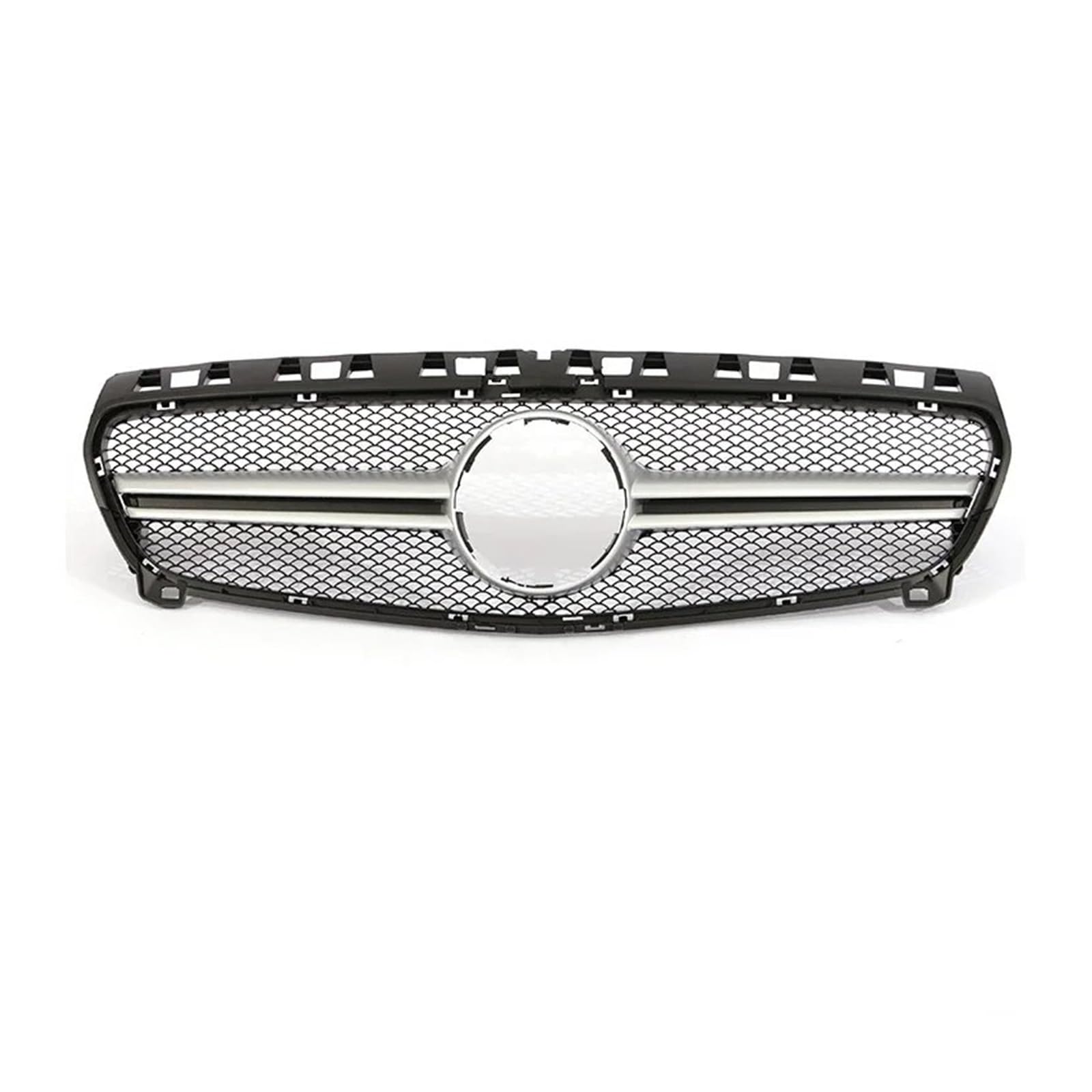 Kühlergrill Für A-Klasse W176 Für AMG A35 A180 A200 A250 A260 2013-2018 Frontstoßstangenkühler Mit Kameralochgrill Kühlergrill Vorne(Sliver1 13-15) von HXVGEGKPYK