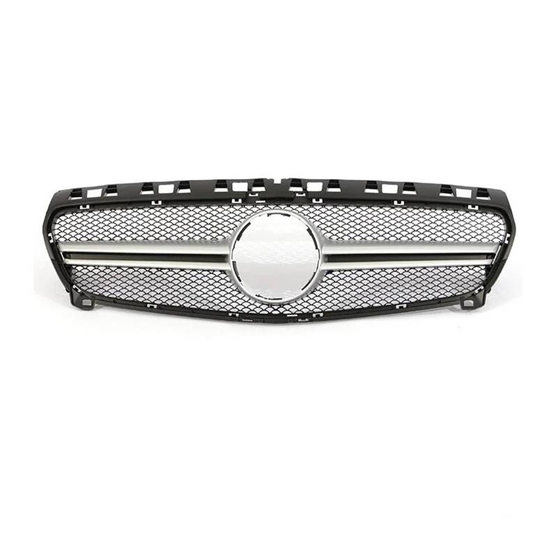 Kühlergrill Für A-Klasse W176 Für AMG A35 A180 A200 A250 A260 2013-2018 Frontstoßstangenkühler Mit Kameralochgrill Kühlergrill Vorne(Sliver1 13-15) von HXVGEGKPYK