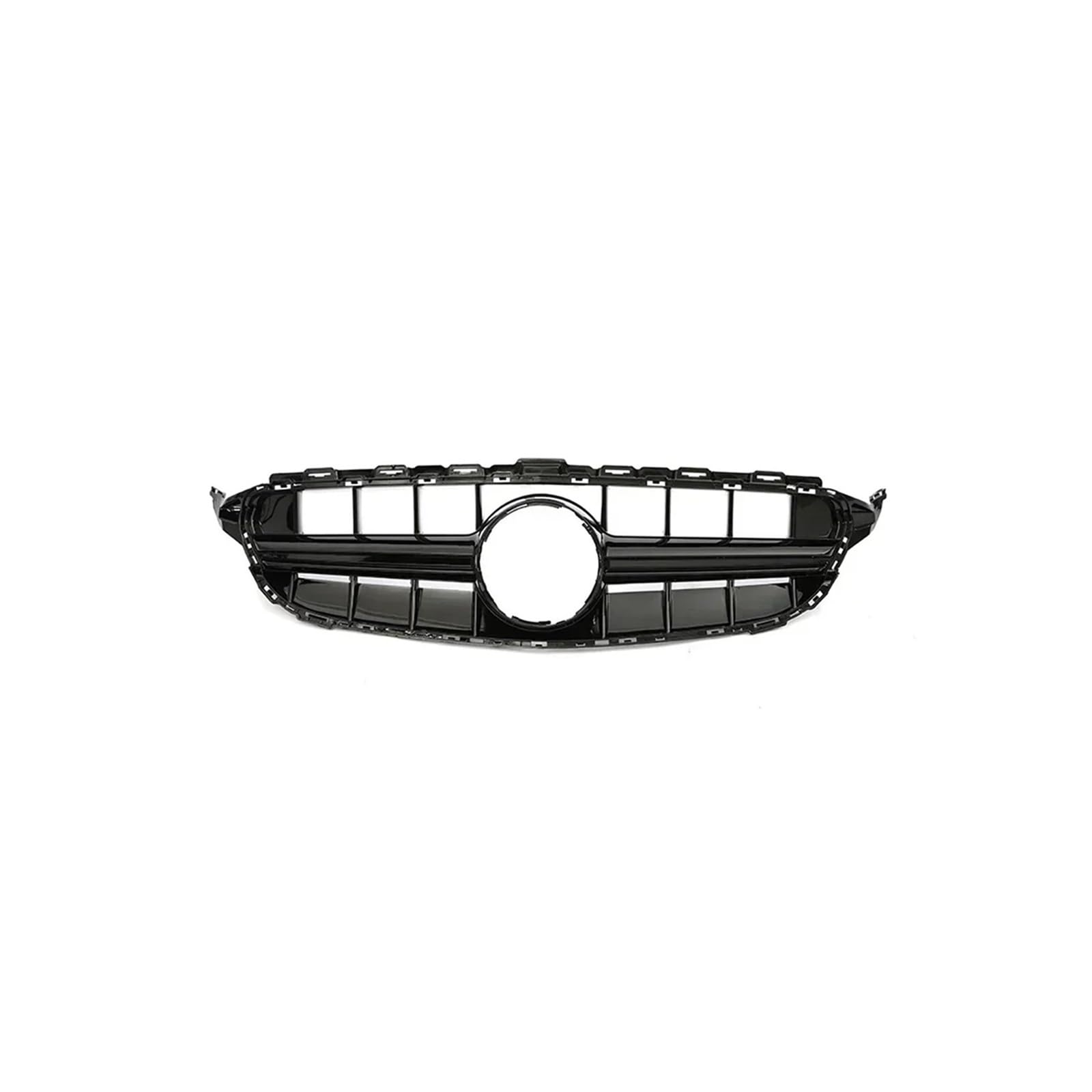 Kühlergrill Für C Für Klasse W205 C180 C200 C300 C350 2014-2021 Kühlergrill ABS Schwarz Ohne/mit Kameraloch Kühlergrill Vorne(14-18 E63S B Without) von HXVGEGKPYK