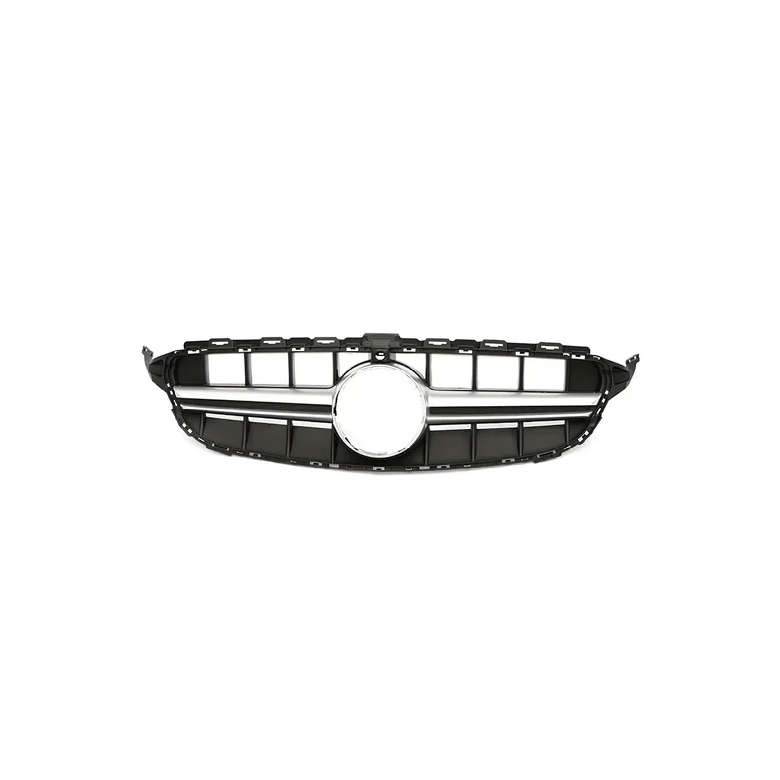 Kühlergrill Für C Für Klasse W205 C180 C200 C300 C350 2014-2021 Kühlergrill ABS Schwarz Ohne/mit Kameraloch Kühlergrill Vorne(14-18 E63S S with) von HXVGEGKPYK